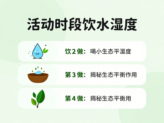 活动时段饮水湿度,揭秘生态平衡作用