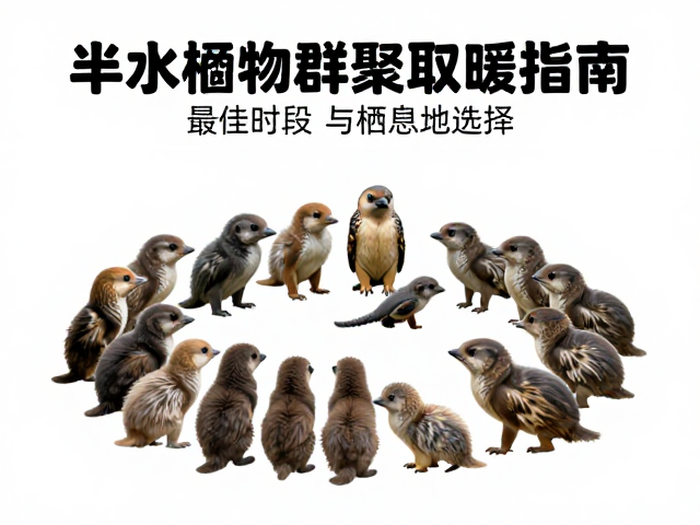 半水栖动物群聚取暖指南,最佳活动时段与栖息地选择