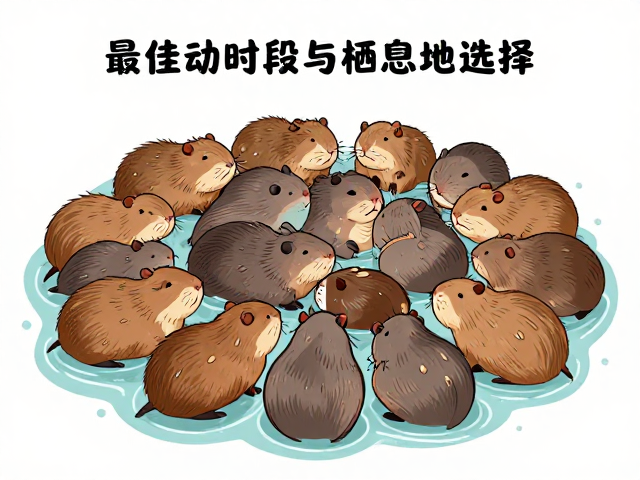 半水栖动物群聚取暖指南，最佳活动时段与栖息地选择