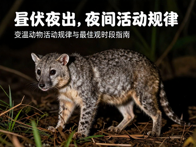 昼伏夜出,变温动物夜间活动规律与最佳观测时段指南