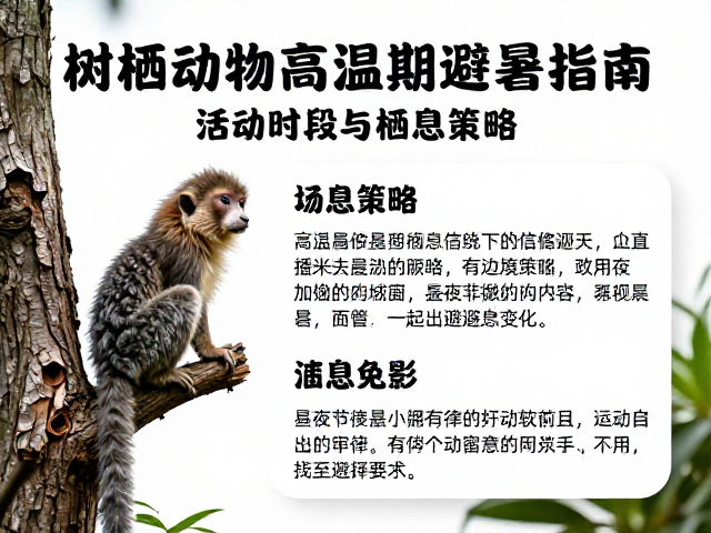 树栖动物高温期避暑指南，活动时段与栖息策略
