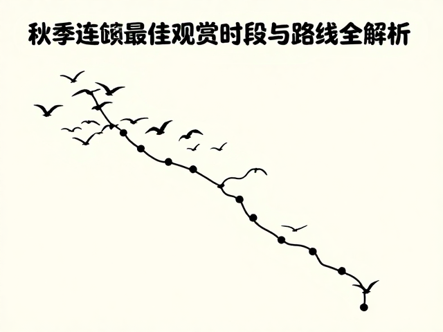 候鸟快速逃离寒冬!秋季迁徙最佳观赏时段与路线全解析