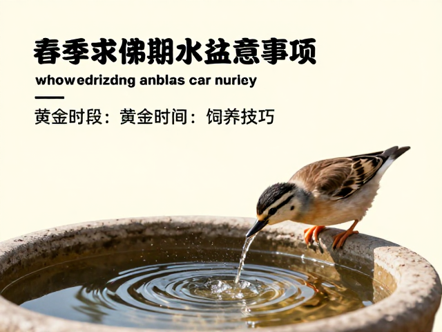 春季求偶期水盆饮水注意事项,黄金时段与饲养技巧