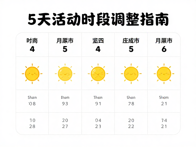 春季温差敏感引发应激反应?5天活动时段调整指南
