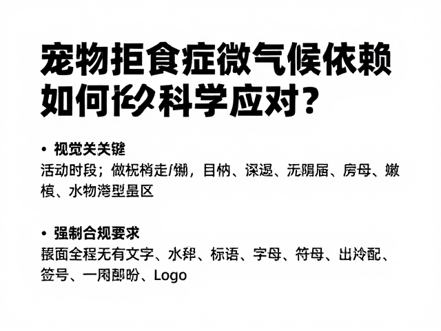 活动时段与微气候依赖,宠物拒食症如何科学应对?