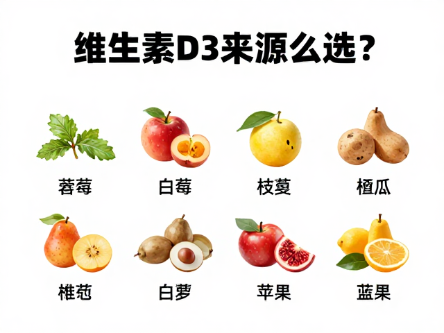 维生素D3补充指南,专用营养粉与食物种类怎么选?