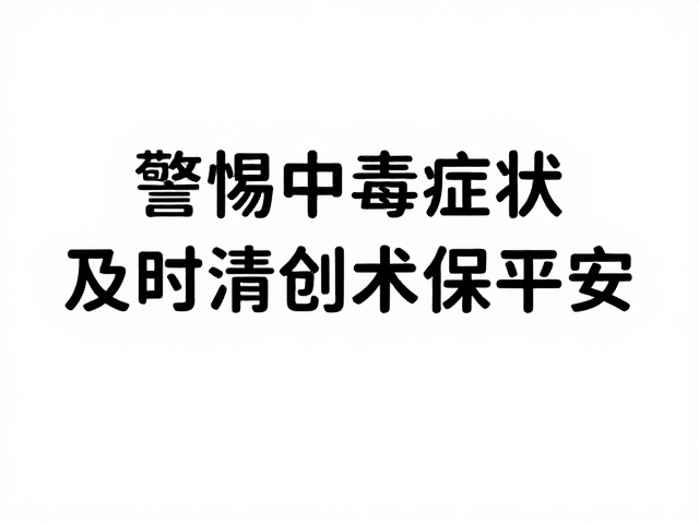 中毒后肢体过度活动?警惕中毒症状,及时清创手术保平安