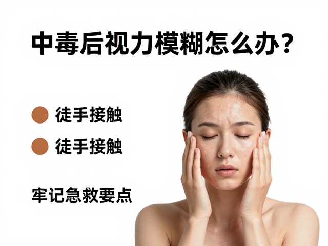 中毒后视力模糊怎么办?避免徒手接触,牢记急救要点