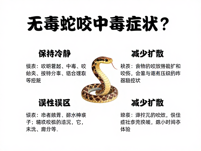 无毒蛇咬伤中毒症状?保持冷静减少扩散,紧急处理指南