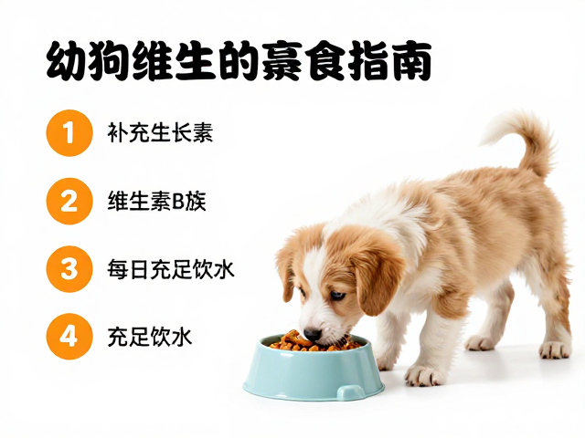 幼犬喂食指南，补充维生素B族与每日充足饮水的科学搭配