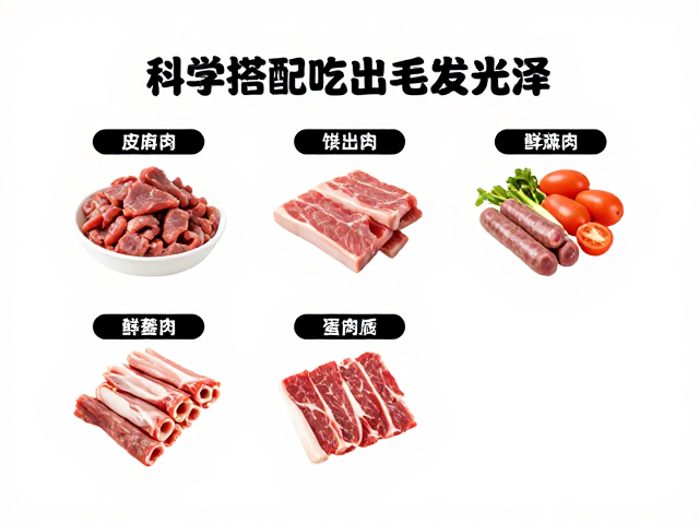 幼犬自制鲜食食谱，科学搭配吃出毛发光泽度