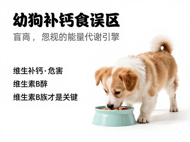 幼犬喂食误区,盲目补钙危害大,维生素B族才是关键