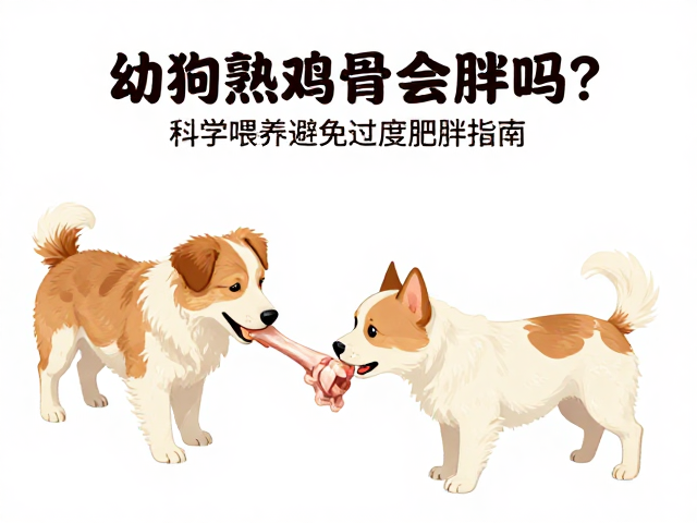 幼犬喂食熟禽骨会胖吗？科学喂养避免过度肥胖指南