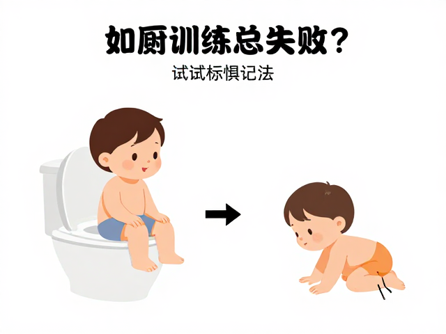 如厕训练总失败?试试标记法,轻松化解宝宝恐惧反应