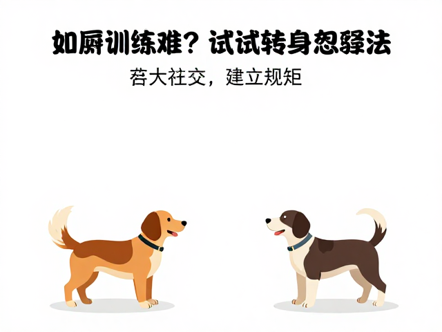 狗狗如厕训练难？试试转身忽略法，结合社交建立规矩