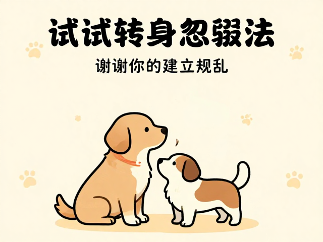 狗狗如厕训练难?试试转身忽略法,结合社交建立规矩