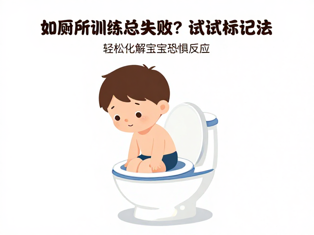 如厕训练总失败?试试标记法,轻松化解宝宝恐惧反应