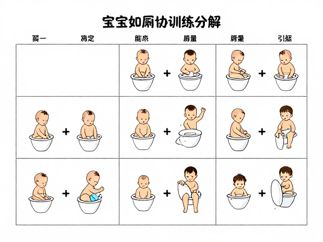 宝宝如厕训练分解动作,进度记录法,轻松搞定戒尿布