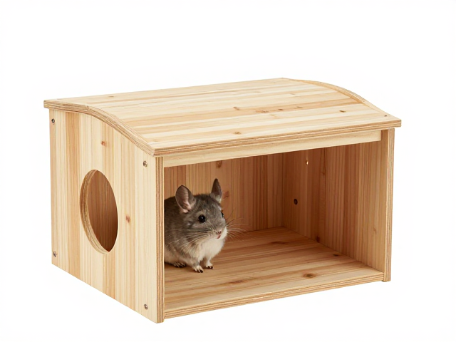 龙猫饲养指南，实木躲避屋选型与减少人类干扰，打造舒适笼子