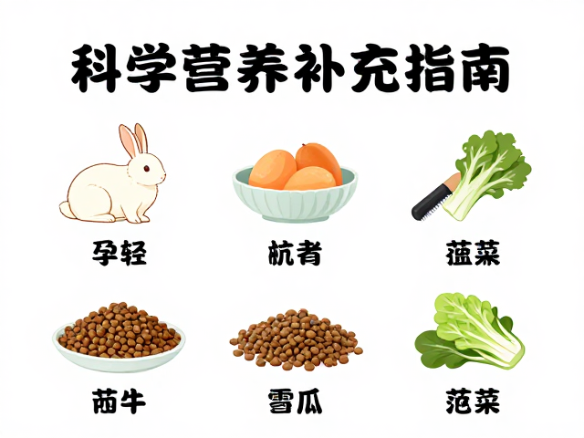 怀孕兔子专用兔粮定量与梳毛技巧,科学营养补充指南