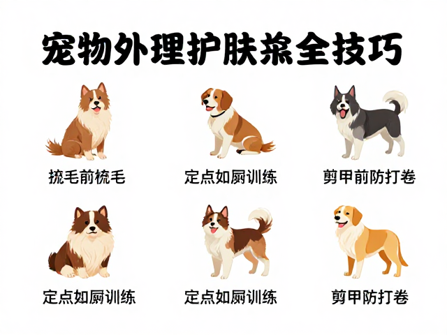 宠物护理干货，梳毛技巧、定点如厕训练与剪甲防打卷全攻略