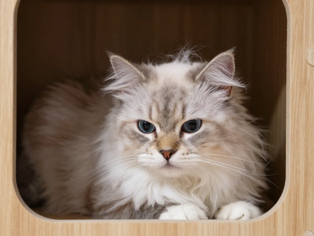 猫咪日常梳毛去浮毛技巧，打造舒适躲藏空间，毛发蓬松不炸毛