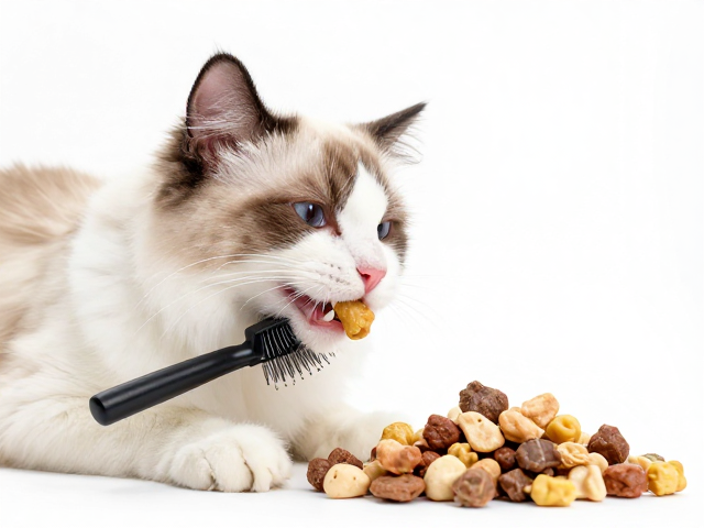 猫咪梳毛技巧与牙齿咬合观察,零食适量限制更健康