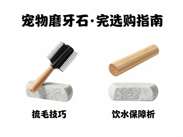 宠物磨牙石与木棍选购指南,梳毛技巧与饮水保障全解析