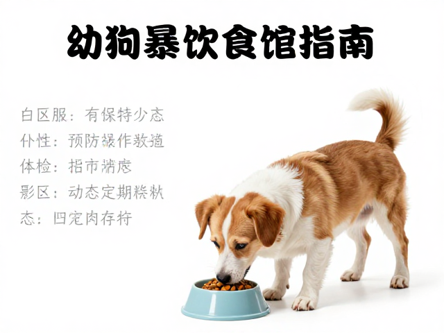 幼犬喂食指南,避免暴饮暴食,预防过度肥胖