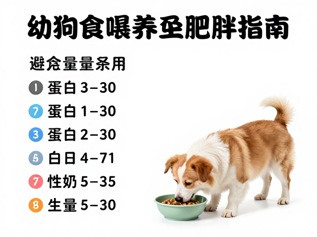 幼犬喂食指南，避免暴饮暴食，预防过度肥胖