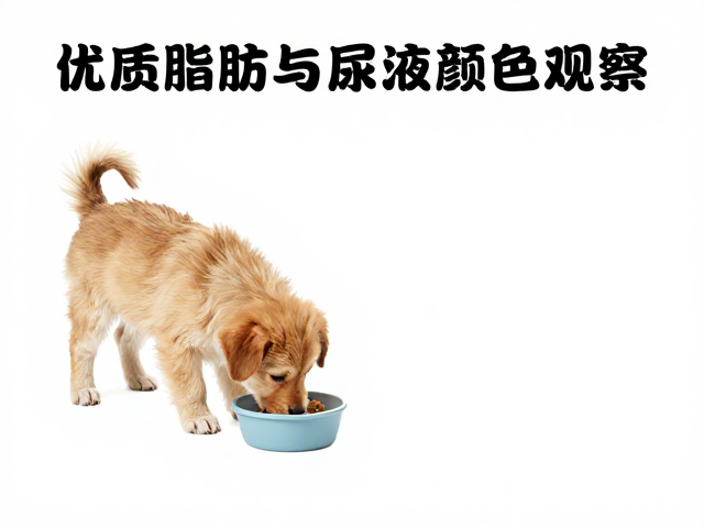 幼犬喂食指南,优质脂肪摄入与尿液颜色观察,守护狗狗健康
