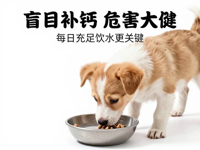 幼犬喂食避坑,盲目补钙危害大,每日充足饮水更关键
