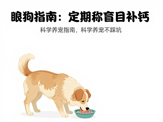 幼犬喂食指南,定期称重防盲目补钙,科学养宠不踩坑