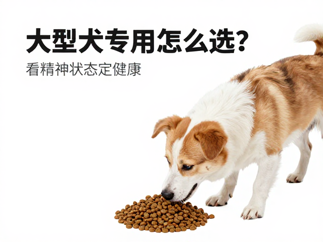 幼犬喂食指南,大型犬专用狗粮怎么选?看精神状态定健康