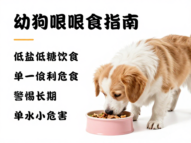 幼犬喂食指南,低盐低糖饮食,警惕长期单一食物危害