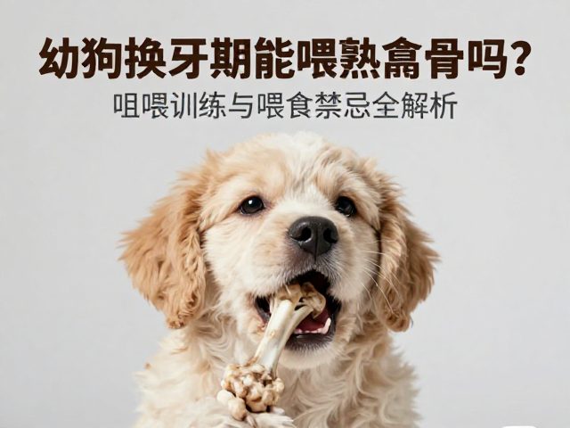 幼犬换牙期能喂熟禽骨吗?咀嚼训练与喂食禁忌全解析