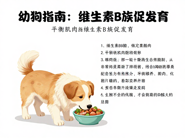 幼犬喂食指南，平衡肌肉脂肪比例，巧补维生素B族促发育