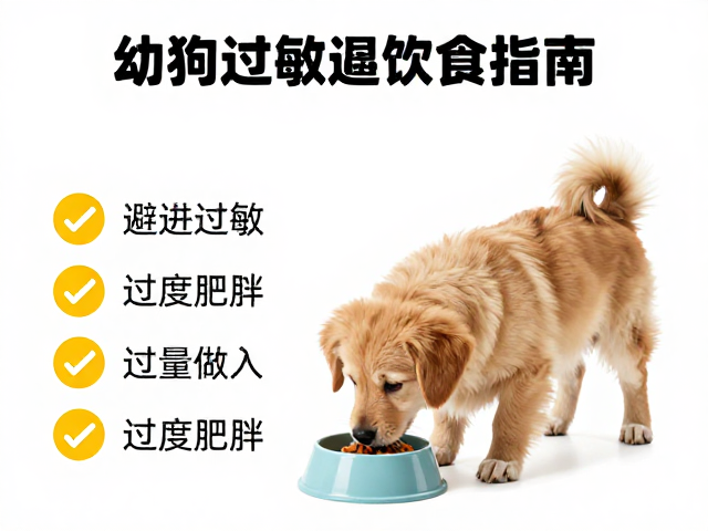 幼犬喂食指南，避开过敏源，避免过度肥胖