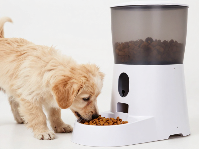 幼犬喂食怎么控热量?自动喂食器精准定量,告别肥胖隐患
