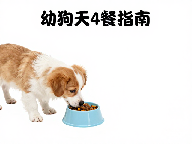 幼犬喂食指南,每日3-4餐,充足饮水,科学喂养攻略