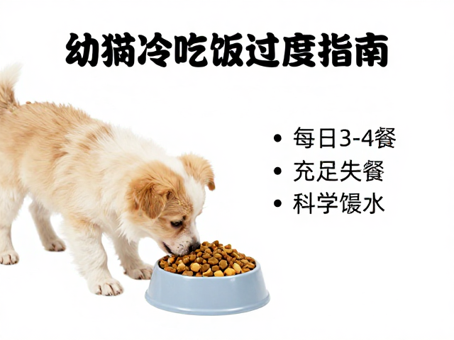 幼犬喂食指南,每日3-4餐,充足饮水,科学喂养攻略