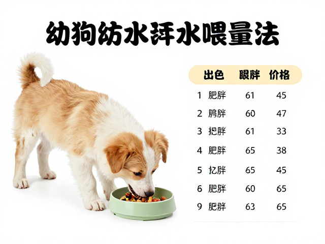 幼犬喂食指南，清洁活水防肥胖，新手必看的科学喂养法