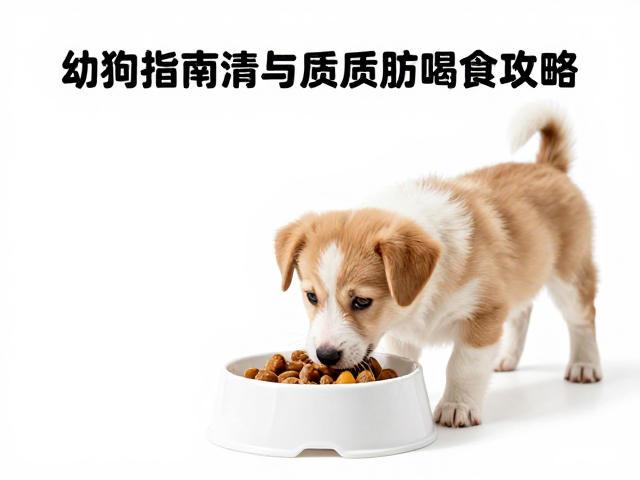 幼犬喂食指南，饮水器清洁与优质脂肪摄入攻略