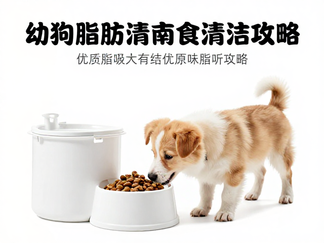 幼犬喂食指南,饮水器清洁与优质脂肪摄入攻略