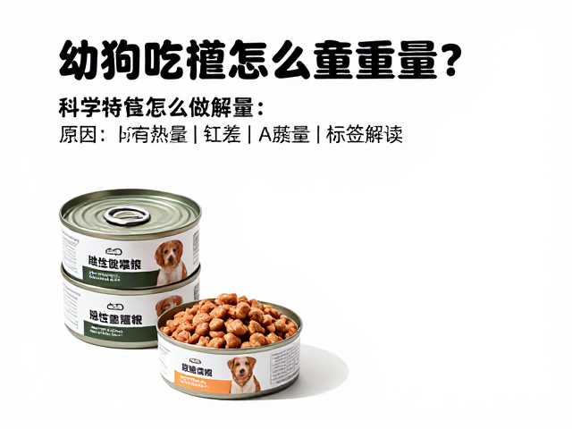幼犬喂食湿粮罐头怎么控热量？科学计算用量指南