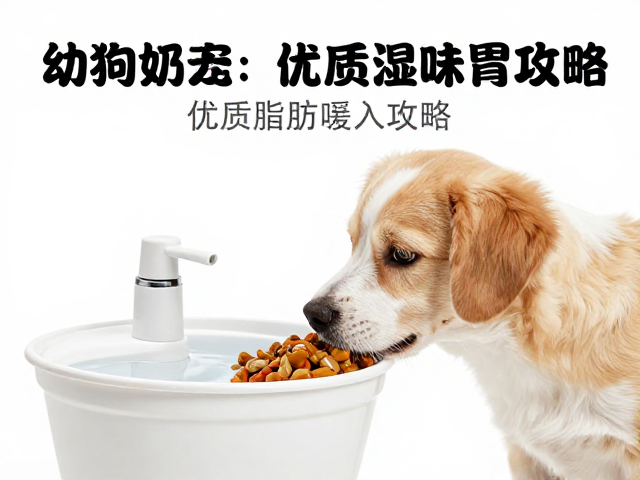 幼犬喂食指南,饮水器清洁与优质脂肪摄入攻略