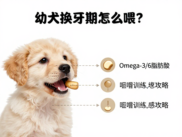 幼犬换牙期怎么喂?Omega-3/6脂肪酸,咀嚼训练攻略