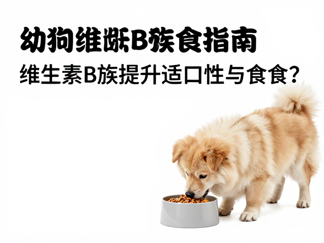 幼犬喂食指南,维生素B族如何提升适口性与食欲?