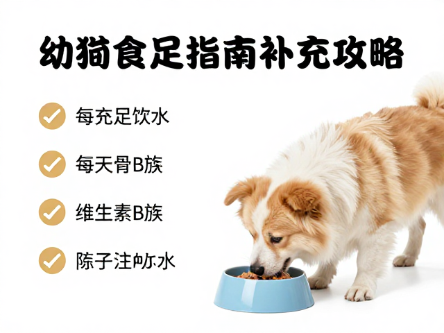 幼犬喂食指南,每日充足饮水与维生素B族补充攻略