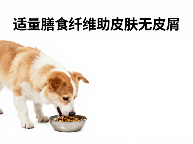 幼犬喂食指南,适量膳食纤维助皮肤无皮屑,告别掉毛困扰